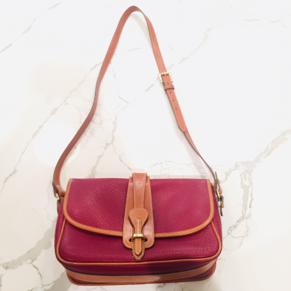 Dooney & Bourke Red Leather Crossbody Purse